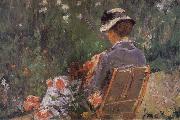 Mary Cassatt Mary in the garden oil on canvas